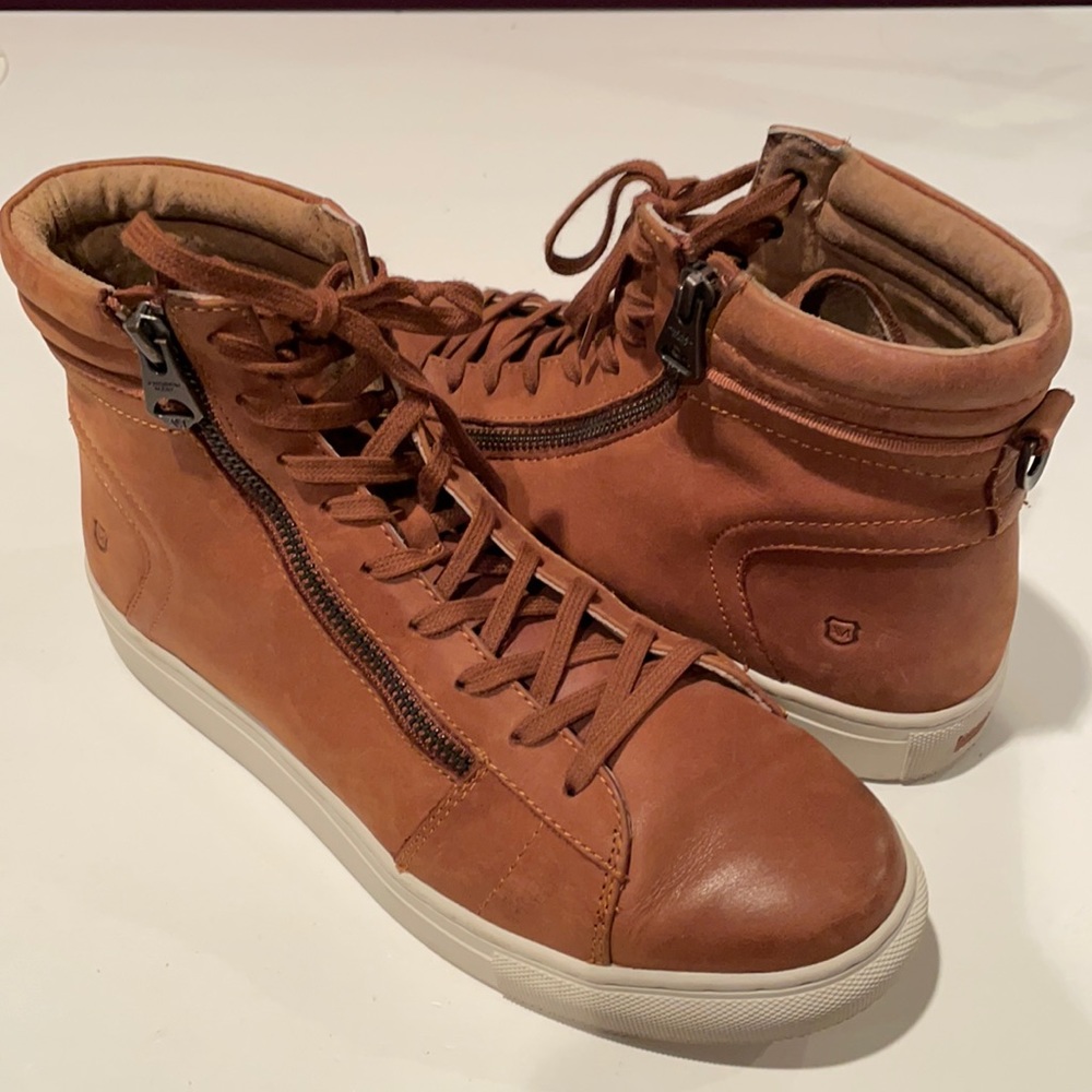 COPY - Andrew Marc New York Brown Leather Hightop Men’s 7.5